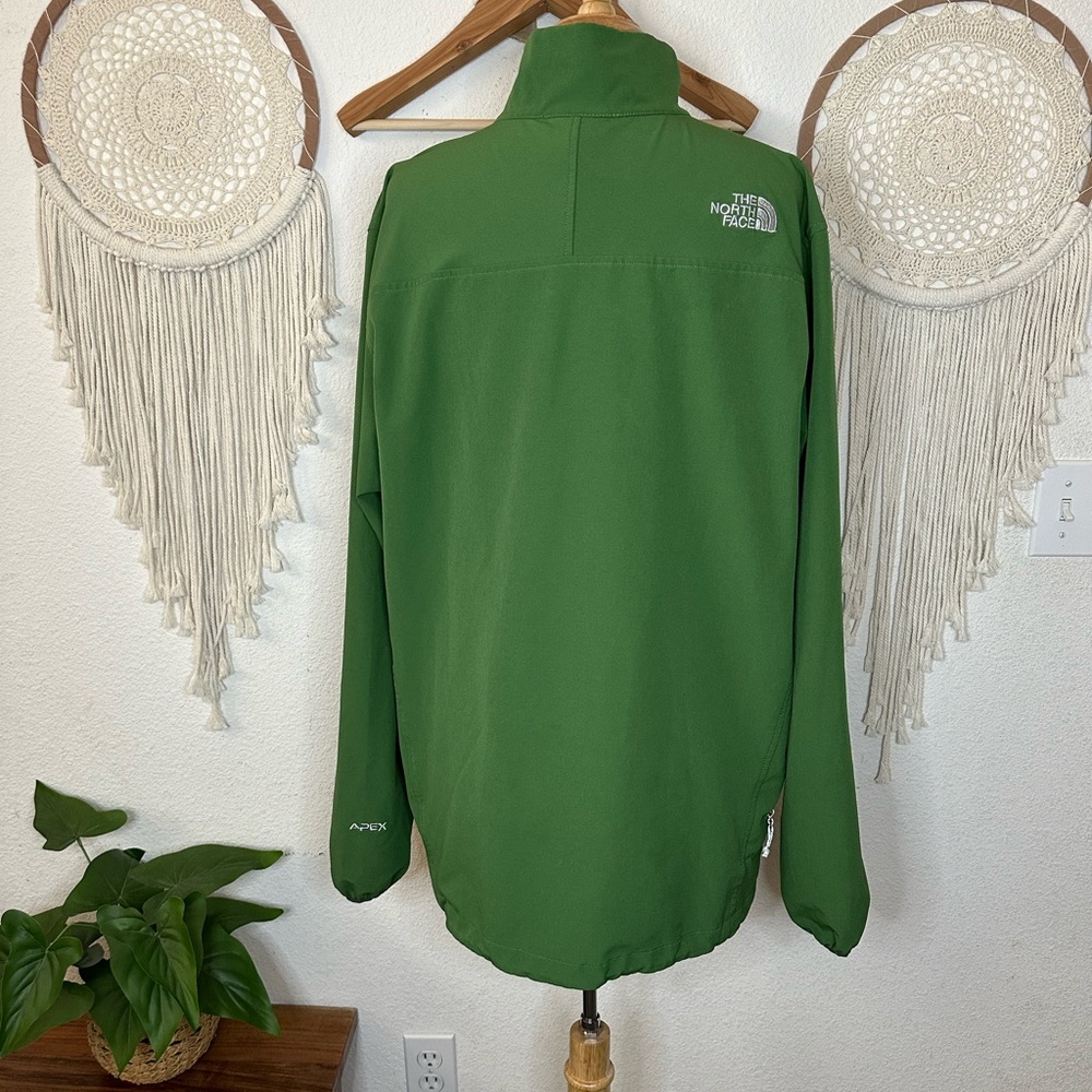 The north face green 1/4 zip jacket men’s large - Picture 5 of 8